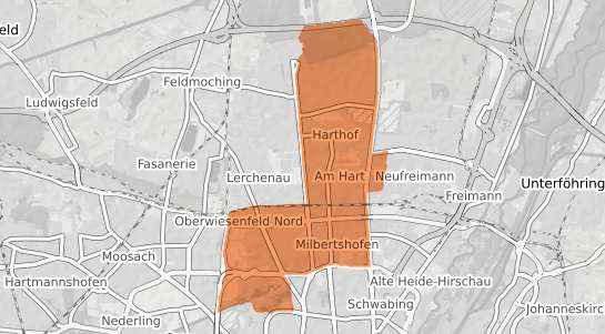 Mietspiegelkarte München Milbertshofen Am Hart